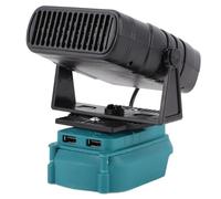 MENDUNER Chauffage Portable à Température Constante avec Deux Ports USB, 55-85 ℃, Ventilateur de Chauffage Portable pour Ateliers et Bureaux