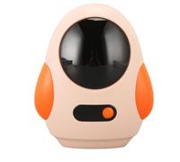 MENDUNER Chauffe-Mains Rechargeables, 3 Réglages en Forme de Robot pour bébé à Chauffage Rapide, Chauffage de Poche électrique Portable (Pink)