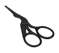 MENDUNER Ciseaux à Broder et à Coudre | Ciseaux Artisanaux en Acier Inoxydable avec Pointes de sécurité Arrondies pour la Découpe et la Couture du Papier Bricolage (grues à tête ronde noirs)