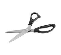 MENDUNER Ciseaux à Cranter en Acier Inoxydable 23 Cm | Bord Triangulaire 3 5 7mm pour l'artisanat de Couture de Coupe de Tissu (4mm)