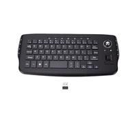 MENDUNER Clavier sans Fil avec Trackball, Clavier Complet pour PC for Boîtier TV, HTPC, IPTV et Console de Jeu