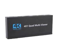 MENDUNER Commutateur HDMI 4K 4 Ports 4x1 avec Télécommande, 4K @ 30 Hz 1080P @ 60 Hz, Image dans l'image Multi-Vue, 10,2 Gbit/s, Compatible avec TV DVD IPTV