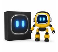 MENDUNER Compagnon Robot IA, Jouet Robot Interactif IA avec Chat Vocal, d'apprentissage Multilingue, de Bureau contrôlé par Application avec Expressions émotionnelles,