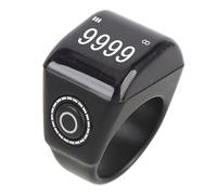 MENDUNER Compteur de Bagues Intelligent, Compteur Numérique IP67 avec écran LCD à 4 Chiffres, Rechargeable, 9999 Comptes, Suivi de la Forme Physique de Prière avec Application, pour Le (22MM)