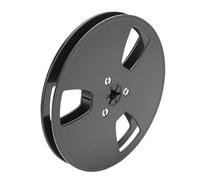 MENDUNER Enrouleur ABS à 3 Trous à Bride NAB | Bobine de Bande Vide de 5 Pouces 1/4 Pouces pour Enregistreurs Bobine à (BLACK)