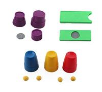 MENDUNER Ensemble de Baguettes Magiques pour Enfants de Plus de 30 Tours Faciles à Maîtriser, Remplisseurs de Bas de Noël Idéaux, Matériau Plastique Durable Portable (Colorful #70)