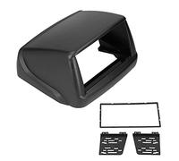 MENDUNER Garniture de Fascia Radio DVD 2 DIN 7 Pouces en Matériau ABS pour Doblo 2002-2017, Cadre de Radio Facile à Installer avec Cadre Intérieur, adapté au Tableau de Bord de Voiture, Comprend