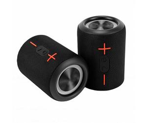 MENDUNER Haut-Parleur Bluetooth divisé 2 en 1, Ensemble de Haut-parleurs Magnétiques sans Fil avec Son Stéréo 20 W, Bluetooth 5.3, étanche IPX6, parleurs Portables à Double Appairage