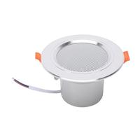 MENDUNER Haut-Parleur de Plafond Rond de 3 Pouces, 10 à 12 W, Grand Acier Magnétique intégré, Conception à Ressort pour Basses Riches pour Une Installation Facile, Alliage D'aluminium