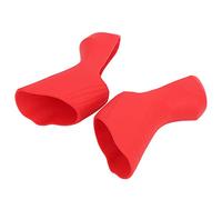MENDUNER Housse de Capot Ergonomique en Silicone | Couvercle de Levier de Frein de Protection pour Vélo de Route R8000 R7000 (rouge)