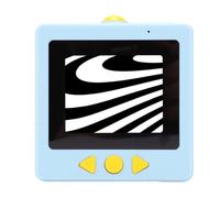 MENDUNER Imprimante D'autocollants AI, Mini Imprimante D'autocollants Thermiques avec Commande Vocale, écran HD de 2,4 Pouces, Machine de Création Portable sans Encre, (Blue)