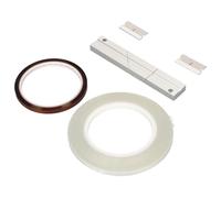 MENDUNER Kit de Blocs d'épissure de Bande de Bobine de 1/4 Pouces et 10 Pouces avec Bande d'épissure, Leader et Lames, Outil de Réparation de Médias à Bobine Ouverte en Aluminium CNC pour