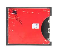 MENDUNER Lecteur Adaptateur de Carte Mémoire WiFi vers Compact Flash CF, Coque ABS Haute Vitesse, Emplacement Manuel pour 10D 20D 30D 40D 50D 5D 7D 300D 350D 400D, A100 A200 A300 A350 A700