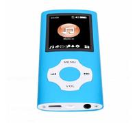 MENDUNER Lecteur de Musique Mp3 avec Bluetooth, écran de 1,8 Pouces, Lecteur Audio HiFi 5.3, de Livre électronique Multifonctionnel, pour Les Enfants, Les Personnes âgées ou Toute (Blue)