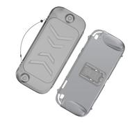 MENDUNER Les Jeux de Contrôle des Jeux à Partir de Stand pour 2, Conception Ergonomique Détachable, Couverture Protectrice Complète de la Console de Jeu, Adaptée aux Amoureux (Noir Transparent)
