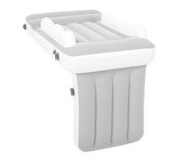 MENDUNER Lit d'avion Gonflable pour Tout-petit - Extension de Siège de Voiture Pliable pour les Voyages, Matelas Pneumatique épais floqué pour les Voyages et les Vols (GREY)