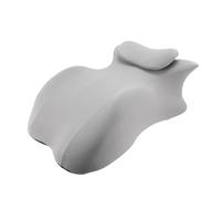 MENDUNER L'Oreiller en Mousse à Mémoire Ergonomique à Profil Bas, Est livré avec Un Petit Oreiller Détachable, S'adresse à Diverses Positions de Confort au lit. (Gris Clair)