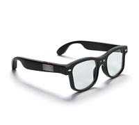 MENDUNER Lunettes Intelligentes AI, Caméra 8MP, Vidéo 1200P, Traduction en Temps Réel, Anti-lumière Bleue avec 3 Lentilles de Remplacement, Réunions de Voyage, Vlogging