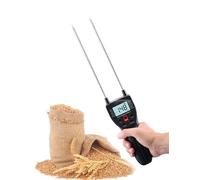 MENDUNER Mètre à humidité pour Grains avec Fonction d'annonce vocale, sonde de 600 mm, pour Riz, blé, orge, maïs, Tournesol, soja, Avoine, sorgho, pastèque