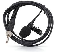 MENDUNER Microphone Lavalier, Micro à Condensateur Omnidirectionnel avec Collier de Serrage en Métal Solide, Câble Souple Léger pour Systèmes sans Fil EW100 EW300 EW500