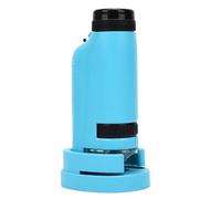 MENDUNER Microscope Portatif à éclairage LED, Outil Scientifique avec Zoom 60x à 180x et 4 Lames Porte-échantillons, pour Les Activités STEM éducatives des Enfants