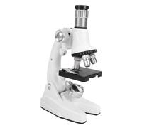 MENDUNER Microscope pour Enfants, Grossissement 100x, 600x et 1200x, éclairage LED et Outils Inclus, Kit Scientifique éducatif pour L'éveil des Tout-Petits