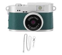 MENDUNER Mini Appareil Photo Numérique Porte-clés, écran Couleur 2 MP 1,47 Pouces, Petite Carte Mémoire 128 Go, Adaptateur OTG, Petits Appareils Photo Vintage pour Voyage, Vlogging (Green)