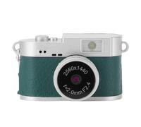 MENDUNER Mini Caméra Vidéo Numérique Rétro avec Porte-clés, Enregistreur Vidéo de Poche avec écran de 1,47 Pouces, Petite Caméra Corporelle HD 1080P, pour Les Voyages, Les études (Green)