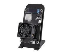 MENDUNER Mini Mineur de Bitcoin Noir avec Taux de Hachage de 1,2 TH/S - Appareil D'extraction de Blockchain de Bureau Silencieux avec WiFi 2,4 G et Conception économe en (Prise UE)