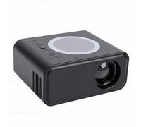 MENDUNER Mini Projecteur ABS LCD 320 X 240 Natif Prend en Charge 1920 X 1080 Max - WiFi 6 Bluetooth 5.0 Projecteur de Film Portable pour Une Utilisation Domestique en Extérieur (Prise UE)