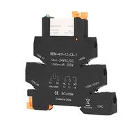 MENDUNER Module de Relais à Semi-conducteurs à Montage sur Rail DIN à Courant Nominal SPDTR de Relais Ultra-mince 6A 6-24V pour l'efficacité et la fiabilité des Appareils de Contrôle