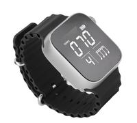 MENDUNER Montre Métronome Vibrante, Métronome Portable pour la Pratique de la Musique, avec Plusieurs Modes Sportifs, Charge Magnétique Rechargeable pour Guitare, Piano, Batterie (SILVER)