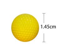 MENDUNER Pack de Balles de Remplacement avec 100 Munitions Rondes en Mousse pour Jouet pour Enfants, Balles EVA Sûres et Légères pour les Jeux de Tir Longue Distance (J)