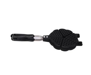 MENDUNER Panneau à Gaufres Solide de Créateur de Gâteaux Légers pour un Poêle à Gaz, 2 Camps Buenwetop en Plastique Noir 1 Paquet