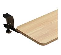 MENDUNER Pince sur le Support de Clavier et le Tiroir, Structure Stable, Gain de Place pour une Utilisation Ergonomique, Matériau en Acier laminé à Froid 29,5 X 9,8 Pouces (Couleur Noyer)