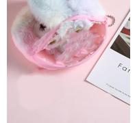 MENDUNER Porte-Monnaie Lapin en Peluche, Couleurs Vives, Portefeuille, Pochette de Changement, pour Enfants, Polyester, Grande capacité pour Enfants (Violet)