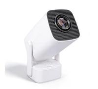 MENDUNER Projecteur Intelligent, 13.0 WiFi 6 BT 5.4 4K 1080P 200 ANSI LM Projecteur Portable avec Correction Automatique Rotatif à 210 Degrés, Smartphone, Ordinateur Portable, Cinéma (Prise UE)