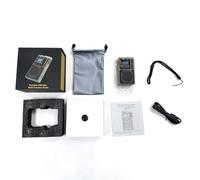 MENDUNER Radio FM Dab Portable avec Bluetooth 5.2, Radio de Poche Rechargeable avec Télécommande App, Lecteur MP3 Carte TF, Alarme SOS, Lampe de Poche, Prise Casque pour Voyage en Extérieur
