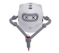 MENDUNER Robot de Dessin Interactif pour Enfants avec 100 Cartes, Jouet Robot de Peinture Intelligent, Machines à Dessin éducatives AI, Kit d'apprentissage Artistique avec Stylos