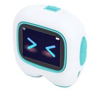 MENDUNER Robot Intelligent AI, écran 2 Pouces, Caméra 2 MP, 37 Langues | Prise en Silicone Souple, Configuration WiFi, Prise en Charge des écouteurs, Utilisation Silencieuse, Horloge Intelligente,