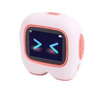 MENDUNER Robot Intelligent AI, écran 2 Pouces, Caméra 2 MP, 37 Langues | Prise en Silicone Souple, Configuration WiFi, Prise en Charge des écouteurs, Utilisation Silencieuse, Horloge Intelligente,