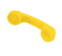MENDUNER sans Fil Rétro Téléphone Combiné, Portand Fil Rayonnement Preuve Combiné Reciver Casque, pour BT Support Dispositifs Téléphone Ordinateur (Yellow)