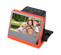 MENDUNER Scanner de Films Numérique, Convertisseur de Négatifs et Diapositives, Écran HD de 5 Pouces, Capteur CMOS 14 MP avec Mémoire 16 Go, for Négatifs et Diapositives 135 126 110 Super 8 (Prise UE)
