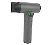 MENDUNER Sèche-Cheveux sans Fil, 15600mAh Sèche-linge Ionique Séchage Rapide, Bruit Bas, Flux D'air Doux, Séchoir de Coup de Cheveux Portable à 4 Mode pour Femmes Enfants de Camping (gris foncé)