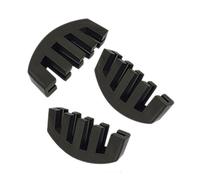 MENDUNER Sourdine pour Violon en Caoutchouc 4/4 Silencieux D'entraînement pour Violon, Excellente qualité Sonore avec 5 Broches pour Utilisation du, Matériau Noir, 1 Pièce Muette, pour les