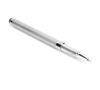 MENDUNER Stylet pour écran Tactile, Stylet pour 5S 6 6S 7 8 X et Tablette, Capacitif à Pointe Fine avec Stylo à Bille Rétractable et Coque en Métal pour Dessiner et écrire (Silver)