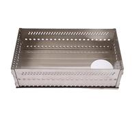 MENDUNER Support de Pierre de Sauna, Construction Robuste en Acier Inoxydable, Panier de Pierre de Sauna à Haute conductivité Thermique pour la Maison/camping, Support de Four avec capacité de (SL375)