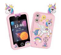 MENDUNER Téléphone Intelligent pour Enfants, Jouet d'apprentissage à écran Tactile de 2,8 Pouces avec Double Caméra et Mémoire de 8 Go, Cadeau éducatif pour Garçons et Filles âgés de 3 à 12 (Cheval