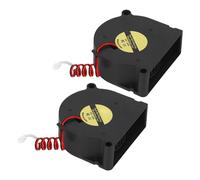 MENDUNER Ventilateur de Refroidissement de l'imprimante 3D, 5020 Double Ball Bearring 2PCS 24V Advanced Baffle Printing Therm Wink Ventilateur pour SV08