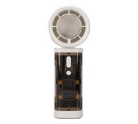 MENDUNER Ventilateur Portatif Turbo Pliable | Refroidissement Personnel Silencieux et Rechargeable USB-C 4 000 MAh avec LED pour l'extérieur, les Voyages et le Bureau (WHITE)